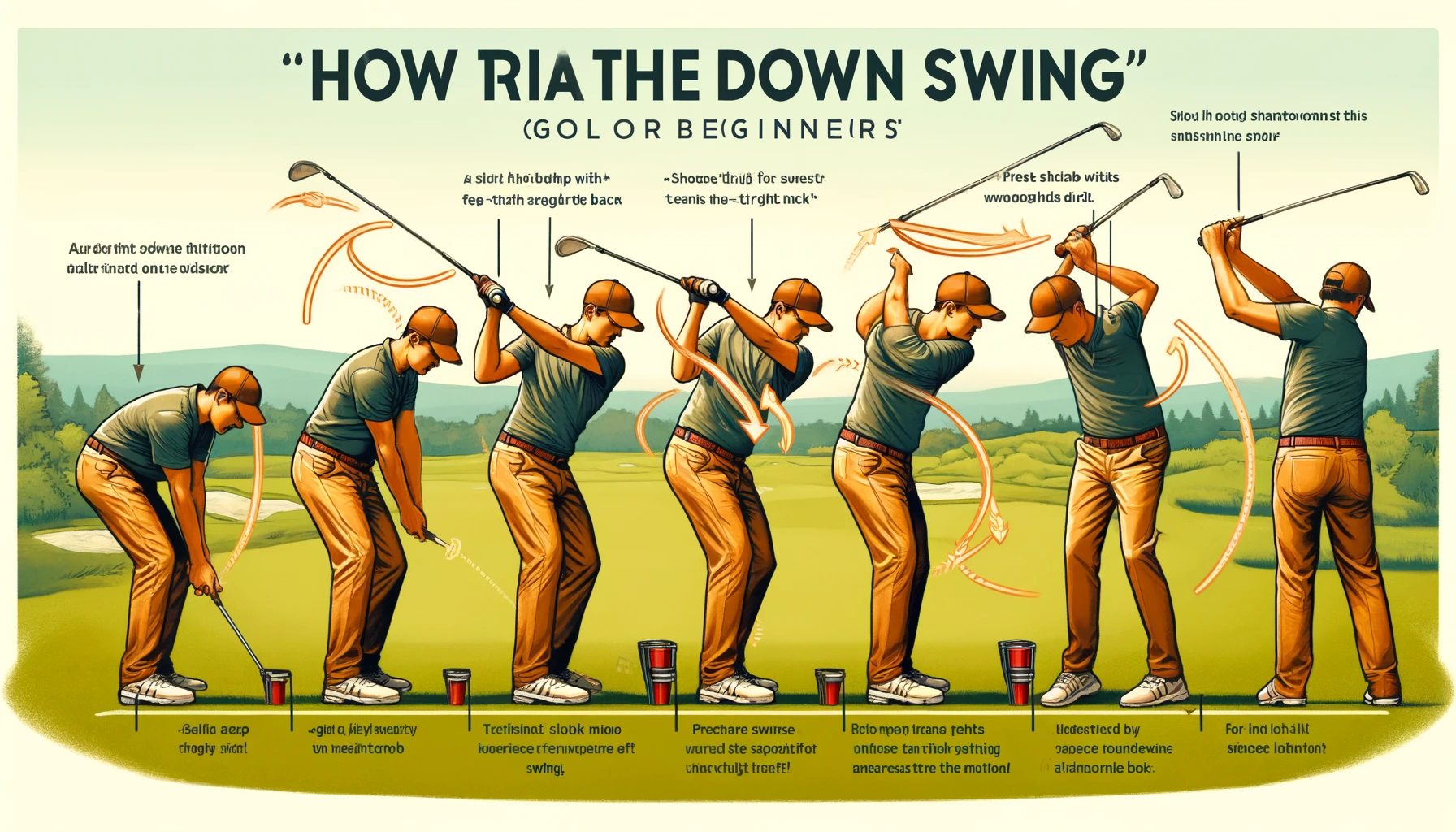 How To Train The Down Swing-Golf Tip For Beginners