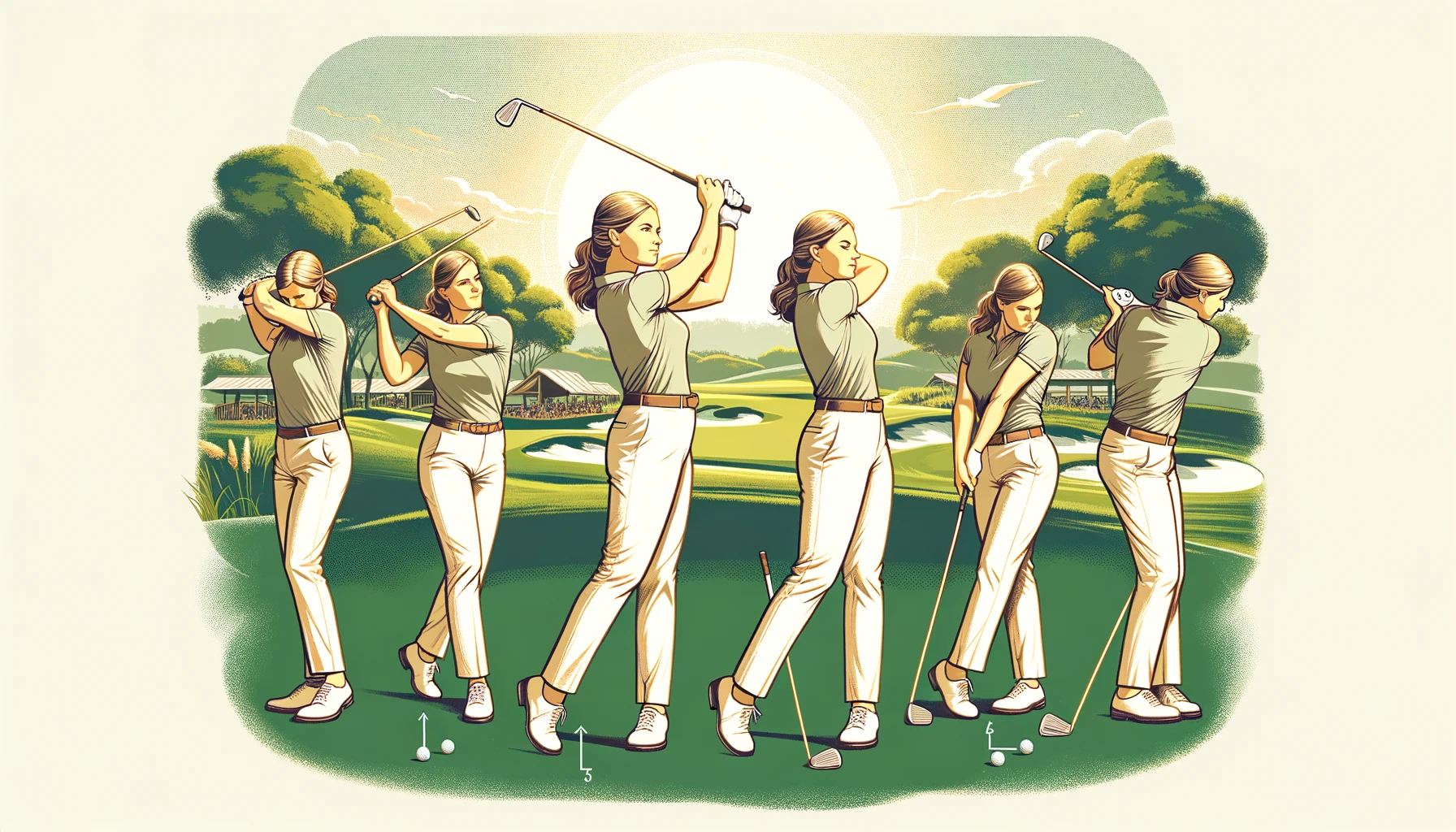 How to swing a golf club: 5 steps for beginners
